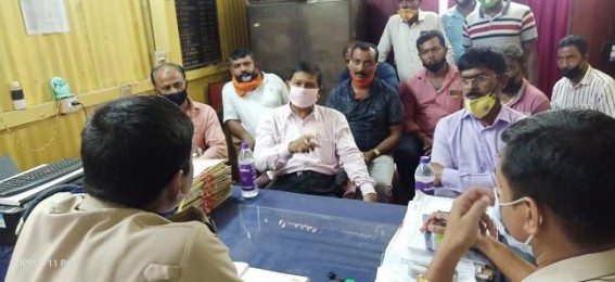 Tripura State Rifles jawans lathi charge traders for flouting 
